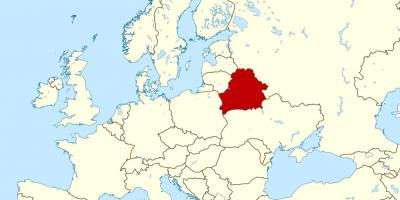 Bjelorusiji lokaciju na svijetu mapu